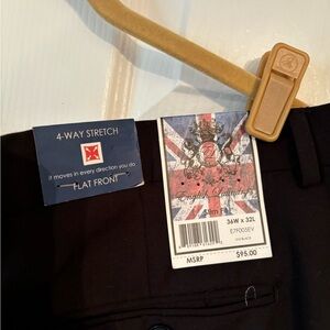 NWT 36W x 32L English Laundry Slim Fit Dress Pants